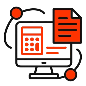 Accounting integrated 2 Integrated accounting icon