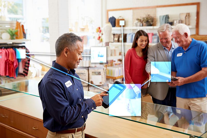 Contact relationship management (CRM) using TVI - tied to sales, vendors, customers, staff, inventory and accounting. 