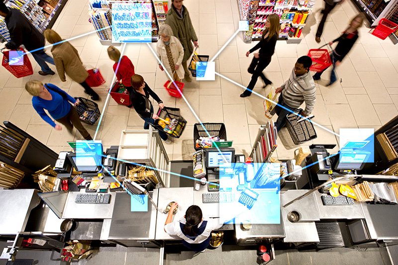 Grocery store with TVI management software. Integrated Customer/vendor/staff management (CRM), POS, accounting and inventory. 