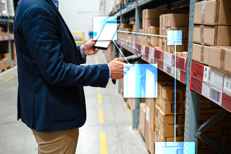 Barcode and serial number tracking support for inventory with TVI integrated business management solutions. 