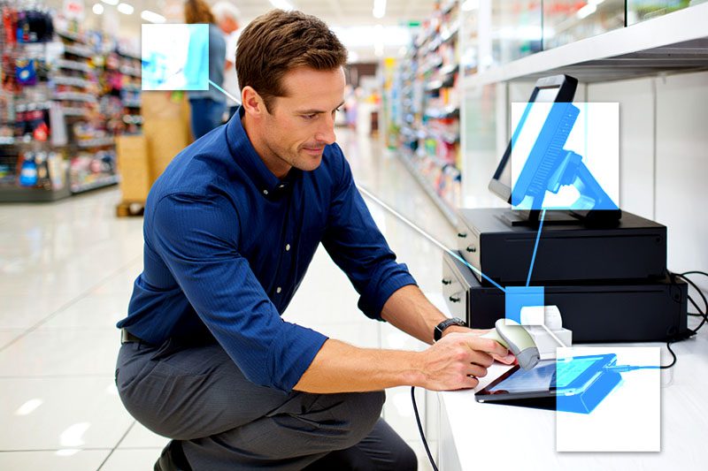 TVI business management software - hardware and software setup.