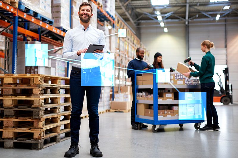 TVI intelligent inventory management with automatic re-ordering when stock is low to prevent business interruptions. 