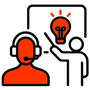 support and training Support and training icon