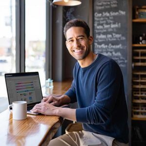 Retail store owner overseeing operations with TVI